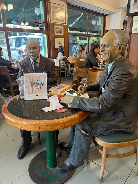 escultura-Jorge-Luis-Borges-Café-La-Biela